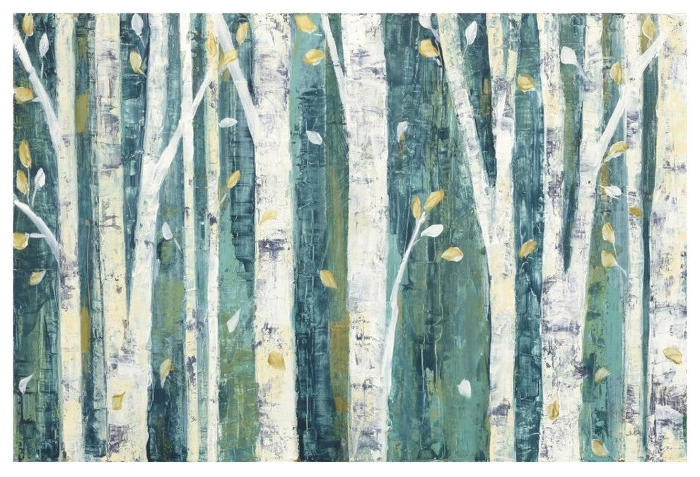 "Birches in Spring" Digital Paper Print by Julia Purinton, 38"x26"