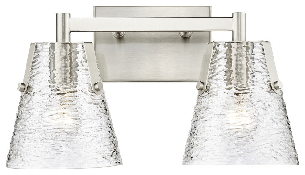 Z-LITE 2-Light Vanity, Brushed Nickel
