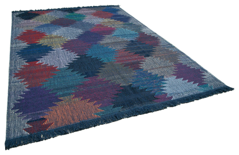 Rug N Carpet - Hand-knotted Turkish 8' 2'' x 11' 7'' Unique Wool Kilim Rug