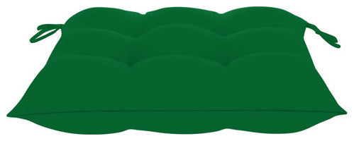 vidaXL Patio Chair Outdoor Chair with Tea Table and Cushions Solid Acacia Wood