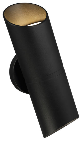 Marino Tall Bi-Directional Outdoor LED Wall Mount, Black