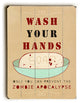 Wash Your Hands Wooden Sign