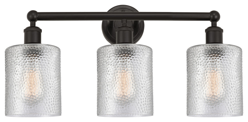 Innovations 616-3W-OB-G112 3 Light Bath Vanity Light, Oil Rubbed Bronze