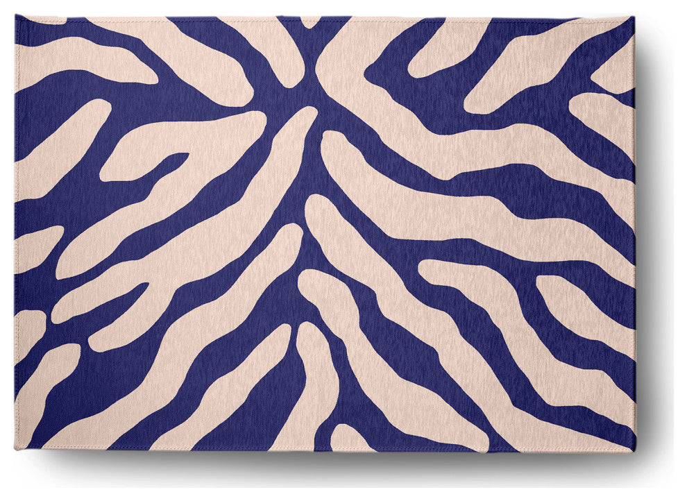 5' x 7' Animal Stripe Spring Chenille Indoor/Outdoor Rug