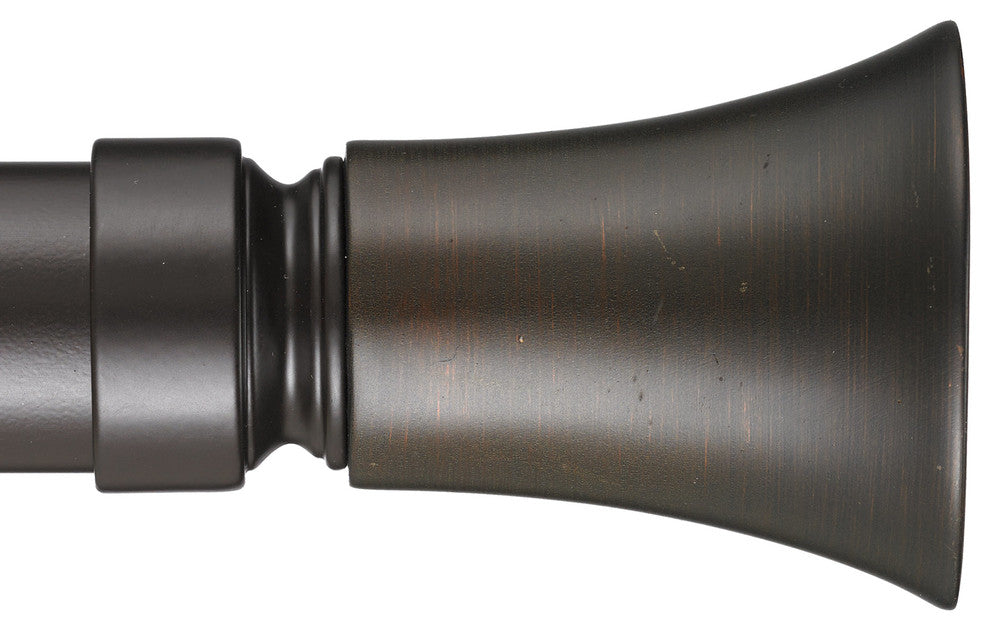 Deco Traverse Rod 2 With Tama 40 finial, Maroon, 60