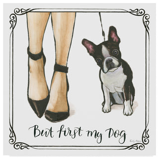 Emily Adams 'Furry Fashion Friends Puppy' Canvas Art