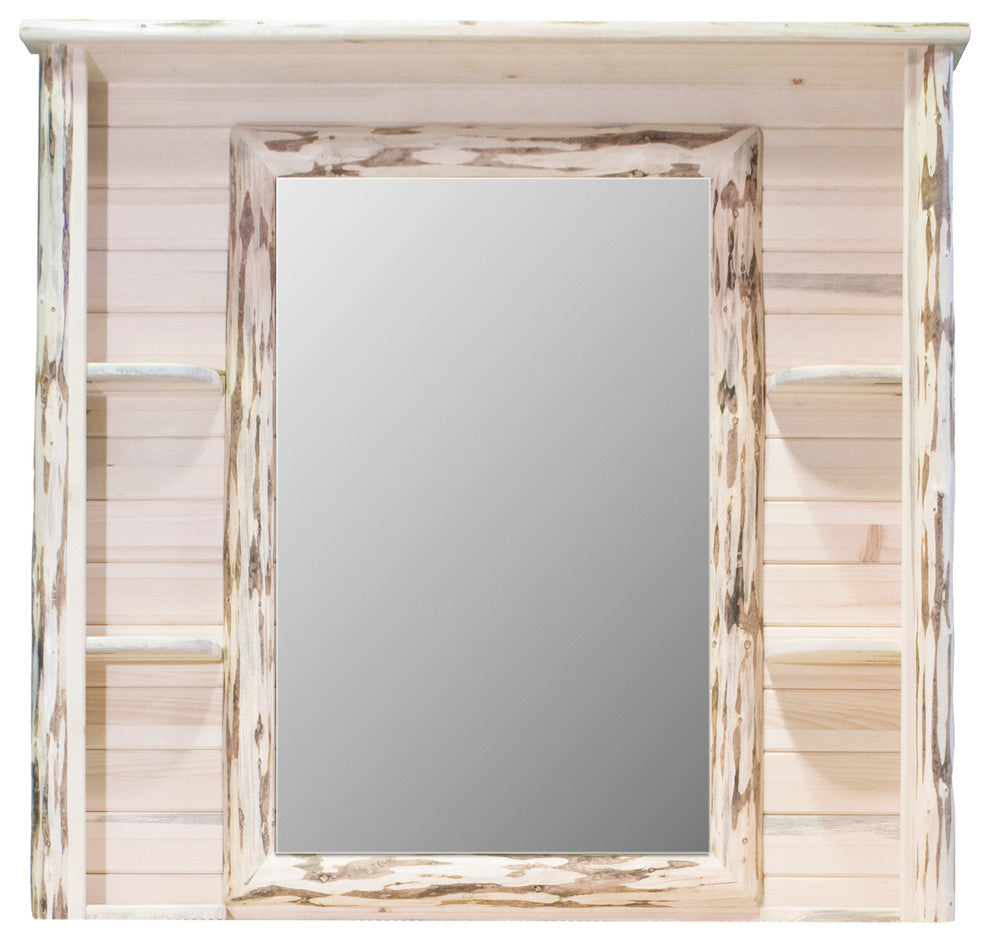 Montana Collection Deluxe Dresser Mirror, Ready to Finish