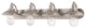 Minka-Lavery Downtown Edison Four Light Bath 5134-84
