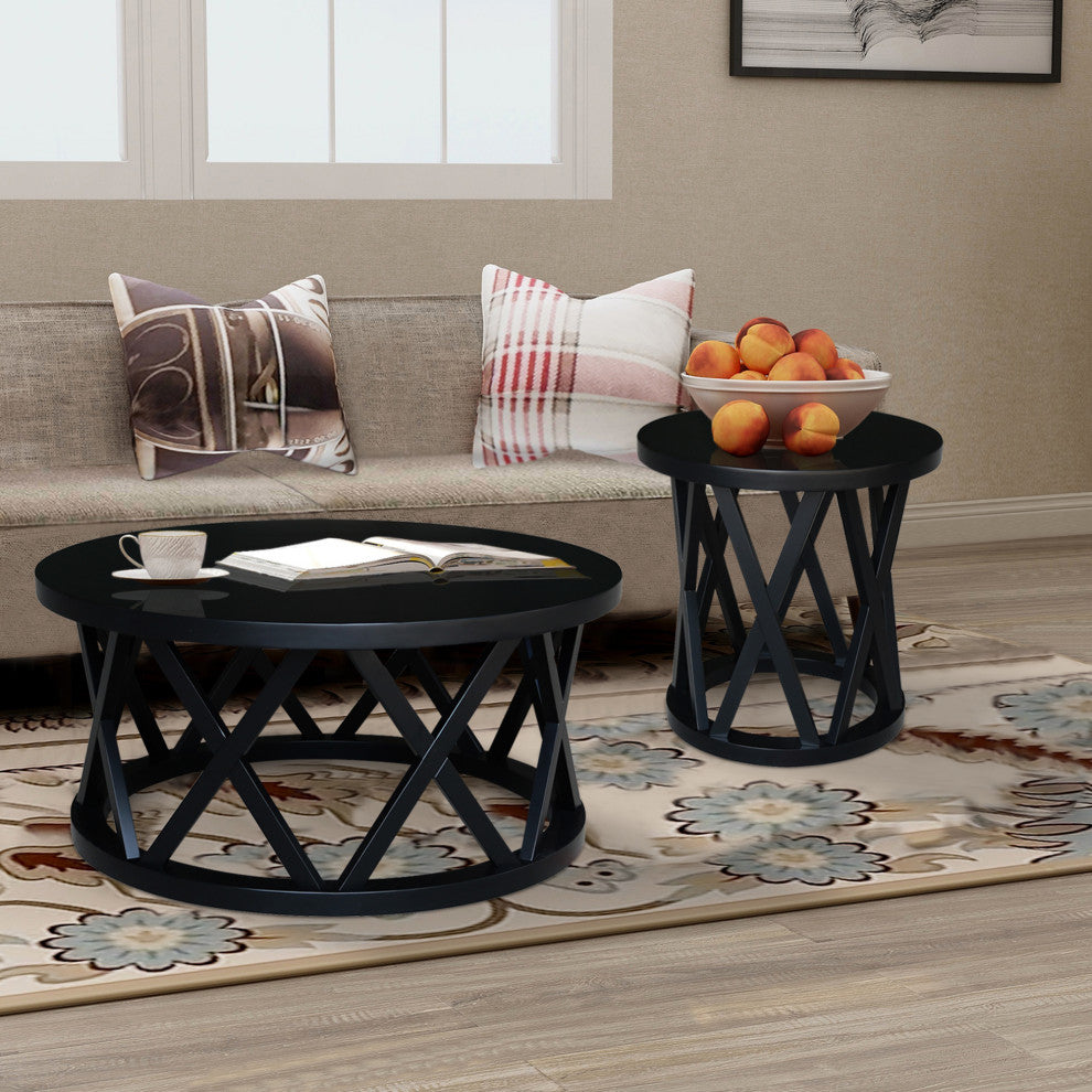 Round Ceylon Coffee Table