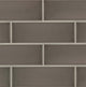 Grace 4"x12" Glossy Subway Tile, Moka