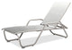 Gardenella Sling 4-Position Chaise, Textured White, White