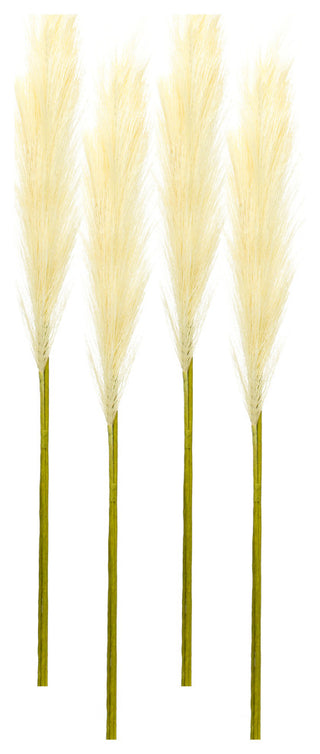 Pampas Spray, Set of 4, 30"H Polyester