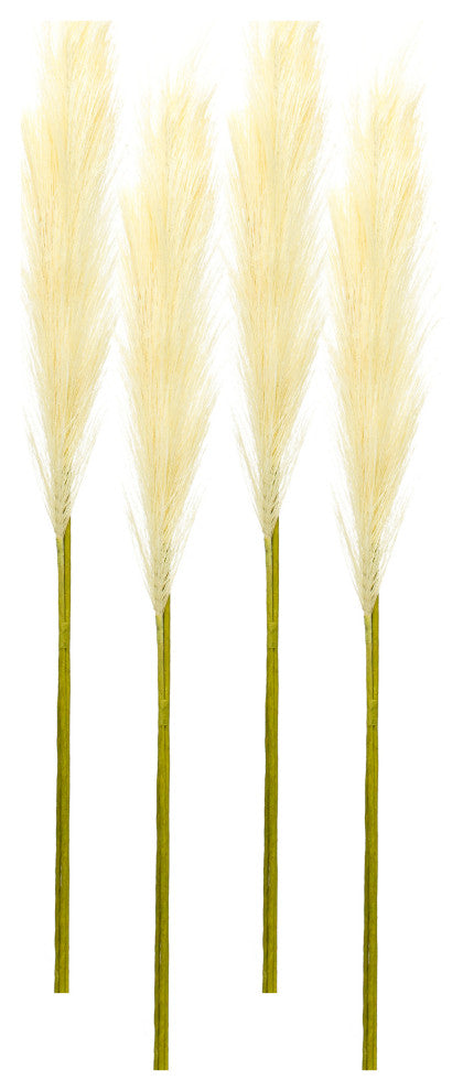Pampas Spray, Set of 4, 30"H Polyester