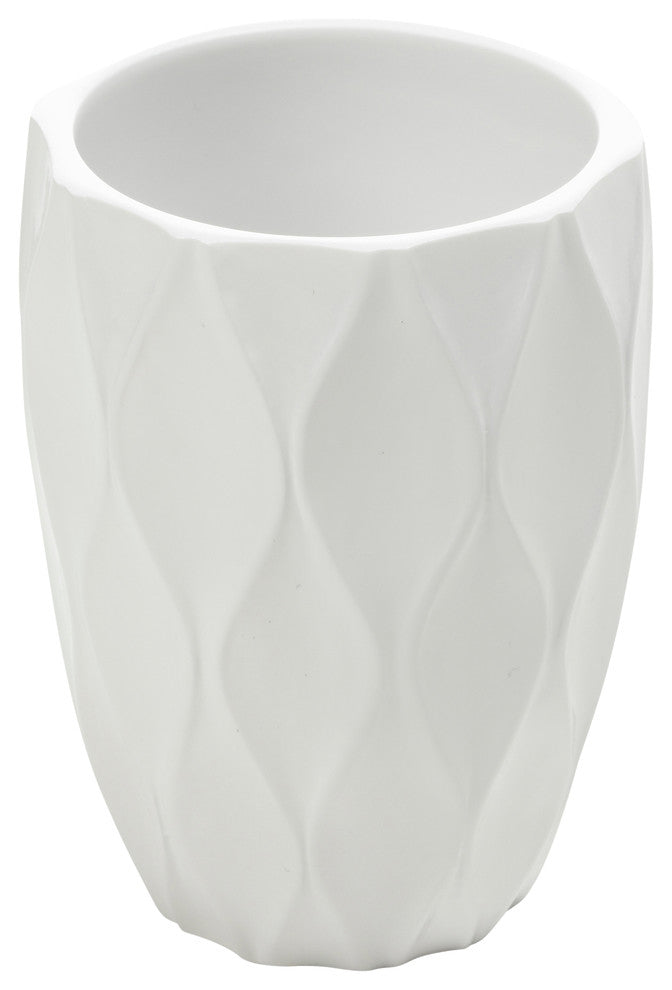 Wave, White, Tumbler