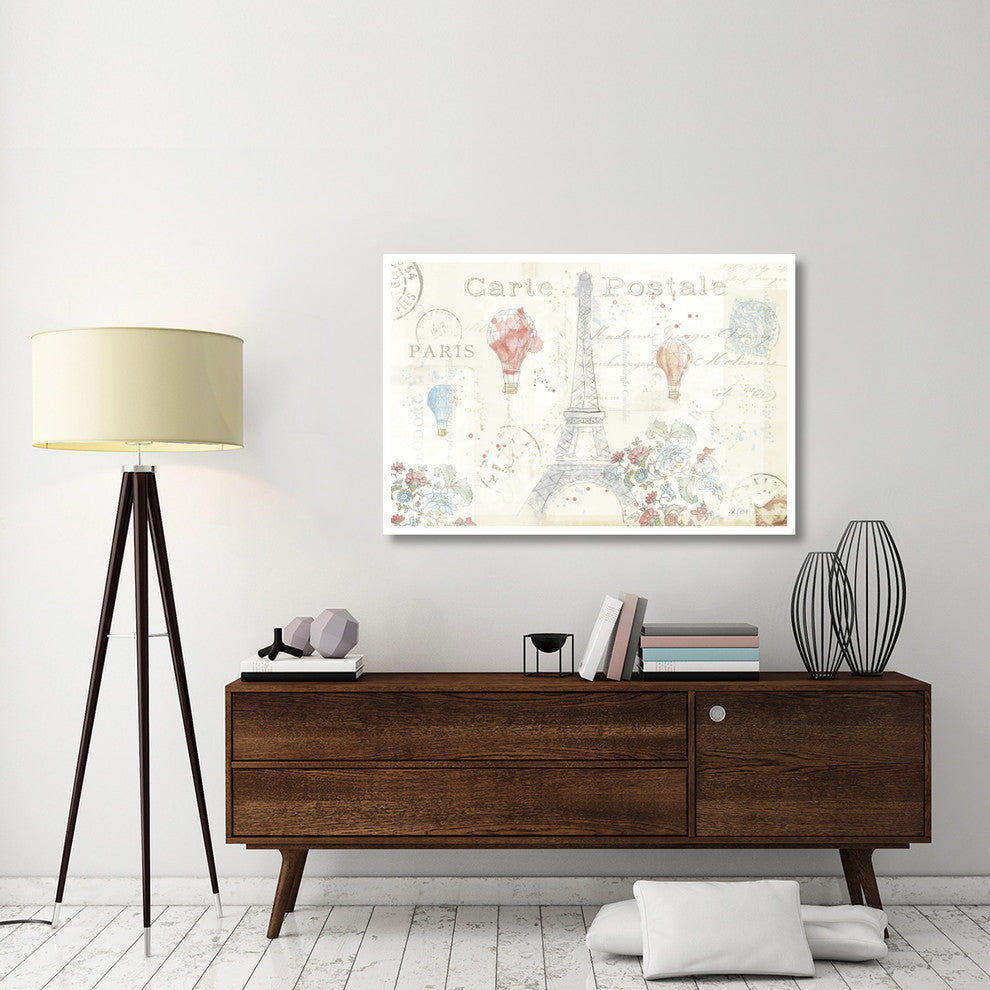 "Lighthearted in Paris I" Digital Paper Print by Katie Pertiet, 50"x34"