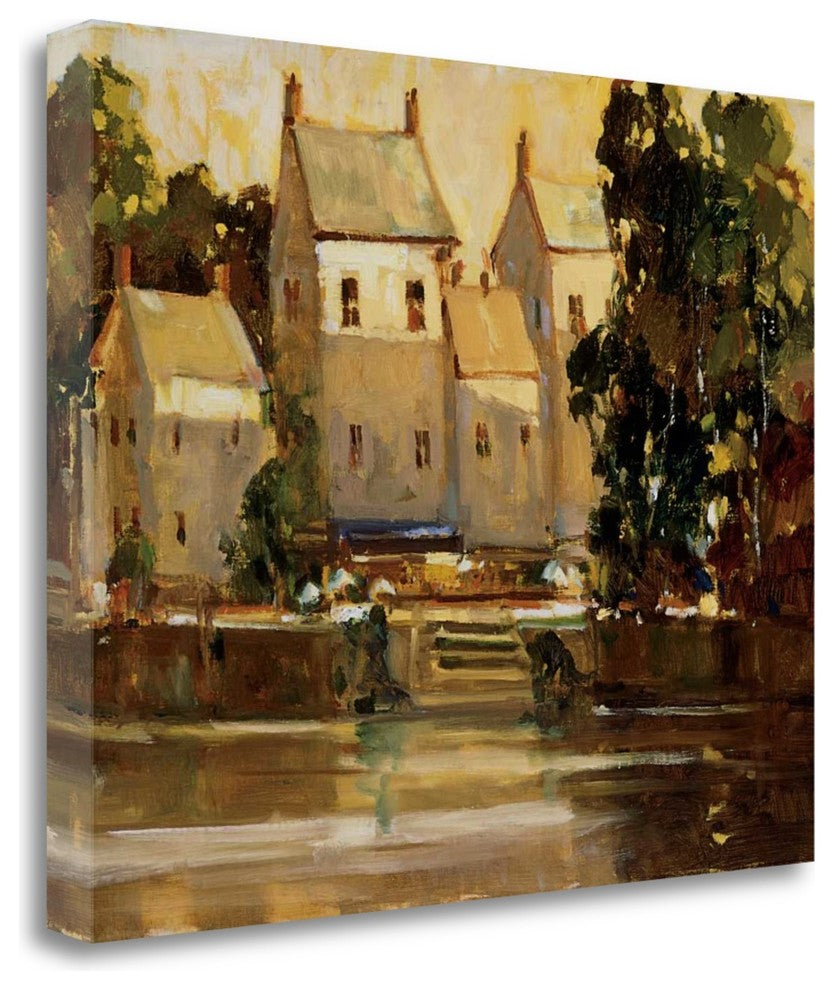 "Steps To The Manor" By Ted Goerschner, Giclee Print on Gallery Wrap Canvas