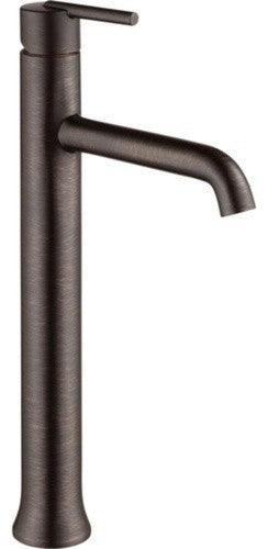 Delta Trinsic Single Handle Vessel Bathroom Faucet, Venetian Bronze, 759-RB-DST