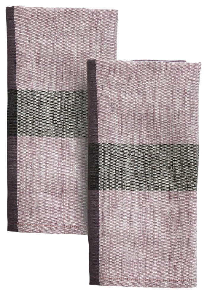 Fig Flax Linen Napkin Set of 2