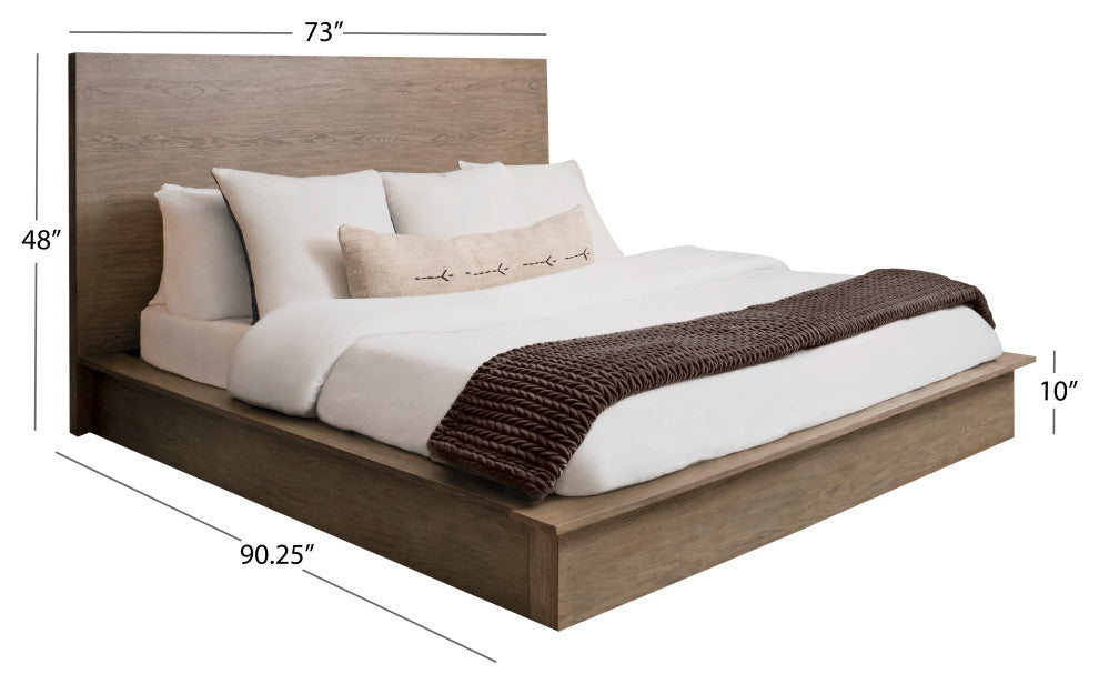 Resto 5-Piece Weathered Gray Bedroom Set, Queen
