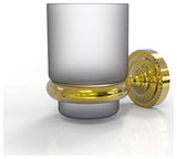Dottingham Wall Mounted Tumbler Holder, Polished Brass