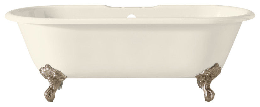 Cheviot Products Regal Cast Iron Bathtub With Faucet Holes