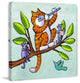 Marmont Hill, "Out on a Musical Limb" by Janet Nelson on Wrapped Canvas, 32x32