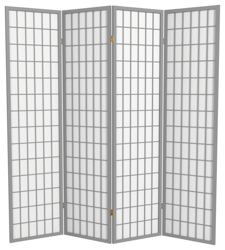 6' Tall Window Pane, Special Edition, Gray, 4 Panels