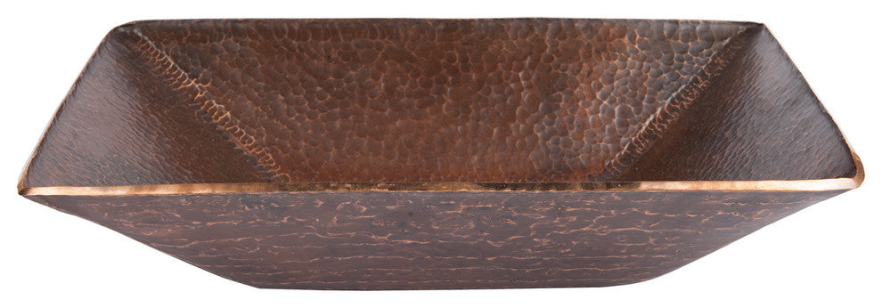 Premier Copper Products BSP1_PVMRECDB Vessel Sink, Faucet and Accessories