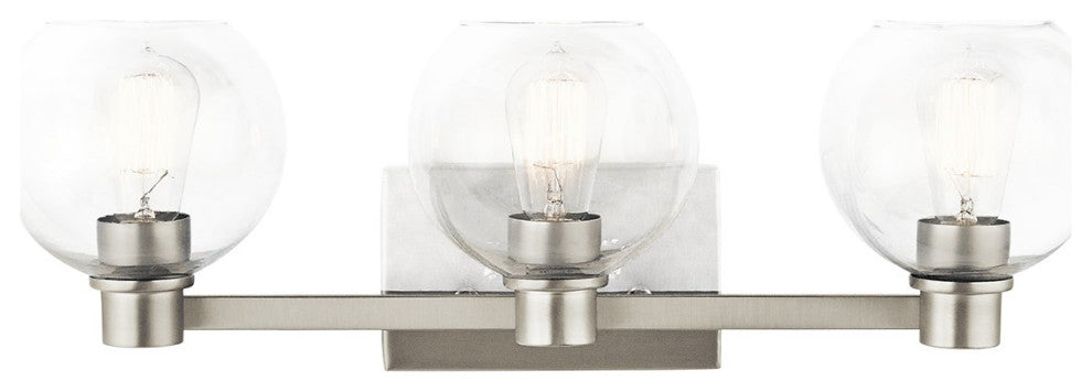 Kichler Harmony Bath Light, Brushed Nickel, 3