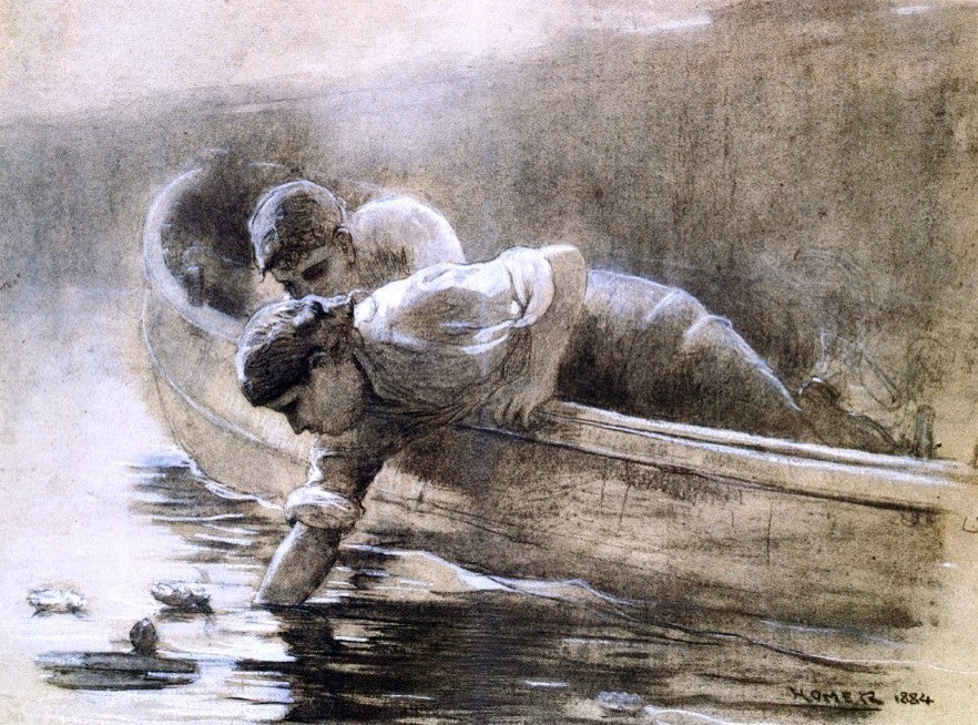 Winslow Homer Pond Lilies, 21"x28" Wall Decal Print