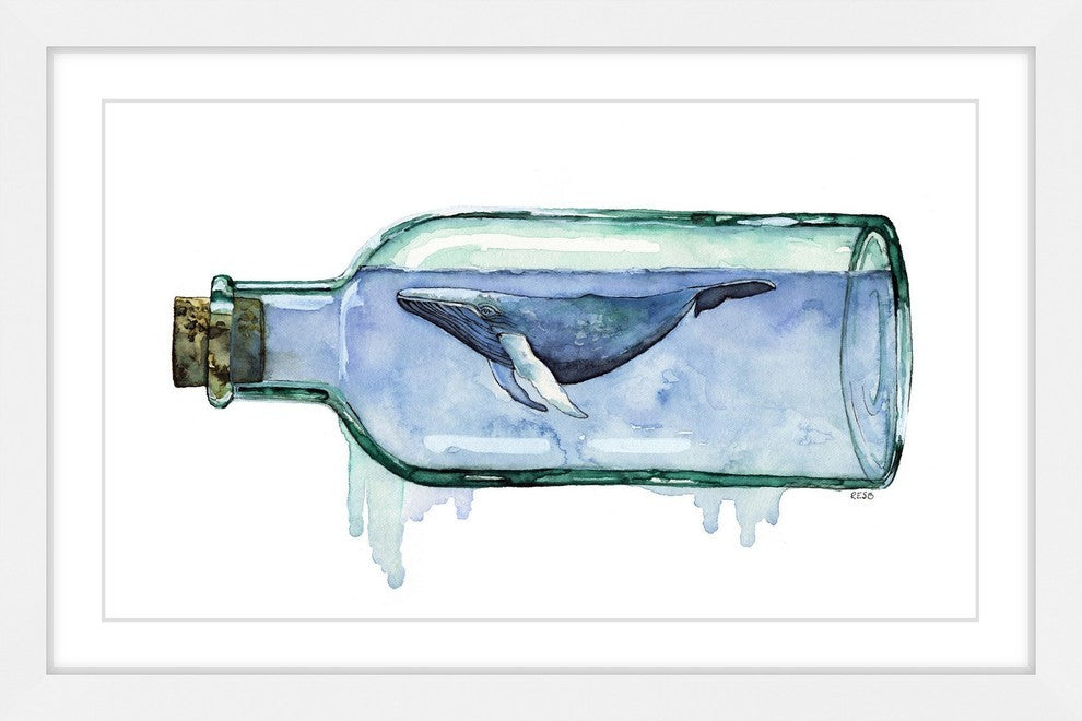 "Seaglass" Framed Print by Rachel Byler