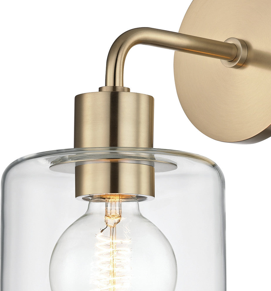 Neko Wall Sconce, Finish: Aged Brass