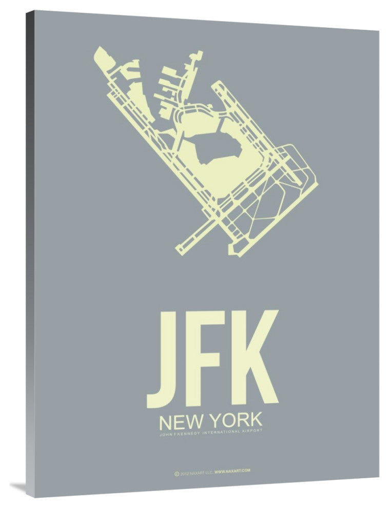 "JFK New York Poster 1" Fine Art Print