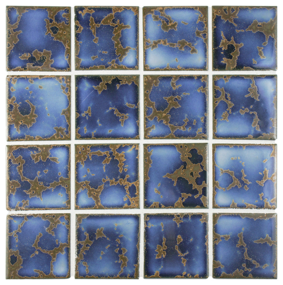 Channel Terra Azure Mega Square Porcelain Floor and Wall Tile