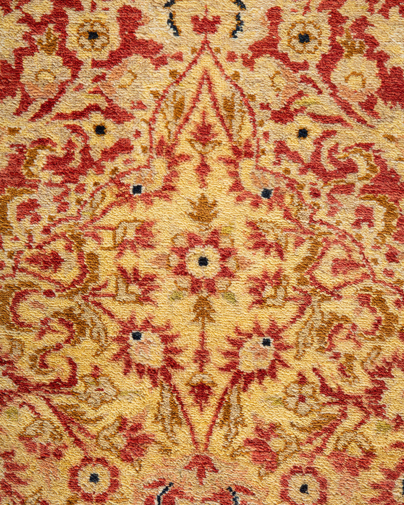 Mogul, One-of-a-Kind Hand-Knotted Area Rug Orange, 9' 3" x 12' 2"