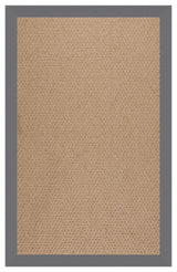 Zoe-Raffia Machine Tufted Rectangle Rug, Ash, 10'x14'