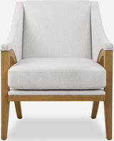 Uttermost 23862 Evolve 29"W Oak Framed Acrylic - Oak / White