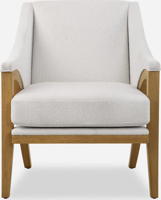 Uttermost 23862 Evolve 29"W Oak Framed Acrylic - Oak / White