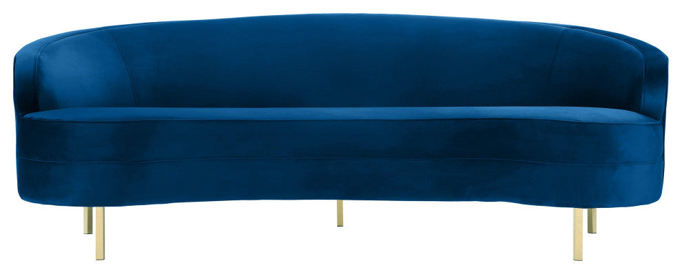 Baila Navy Velvet Sofa