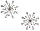 7" DIA Starburst Wall Art, Set of 2, Silver