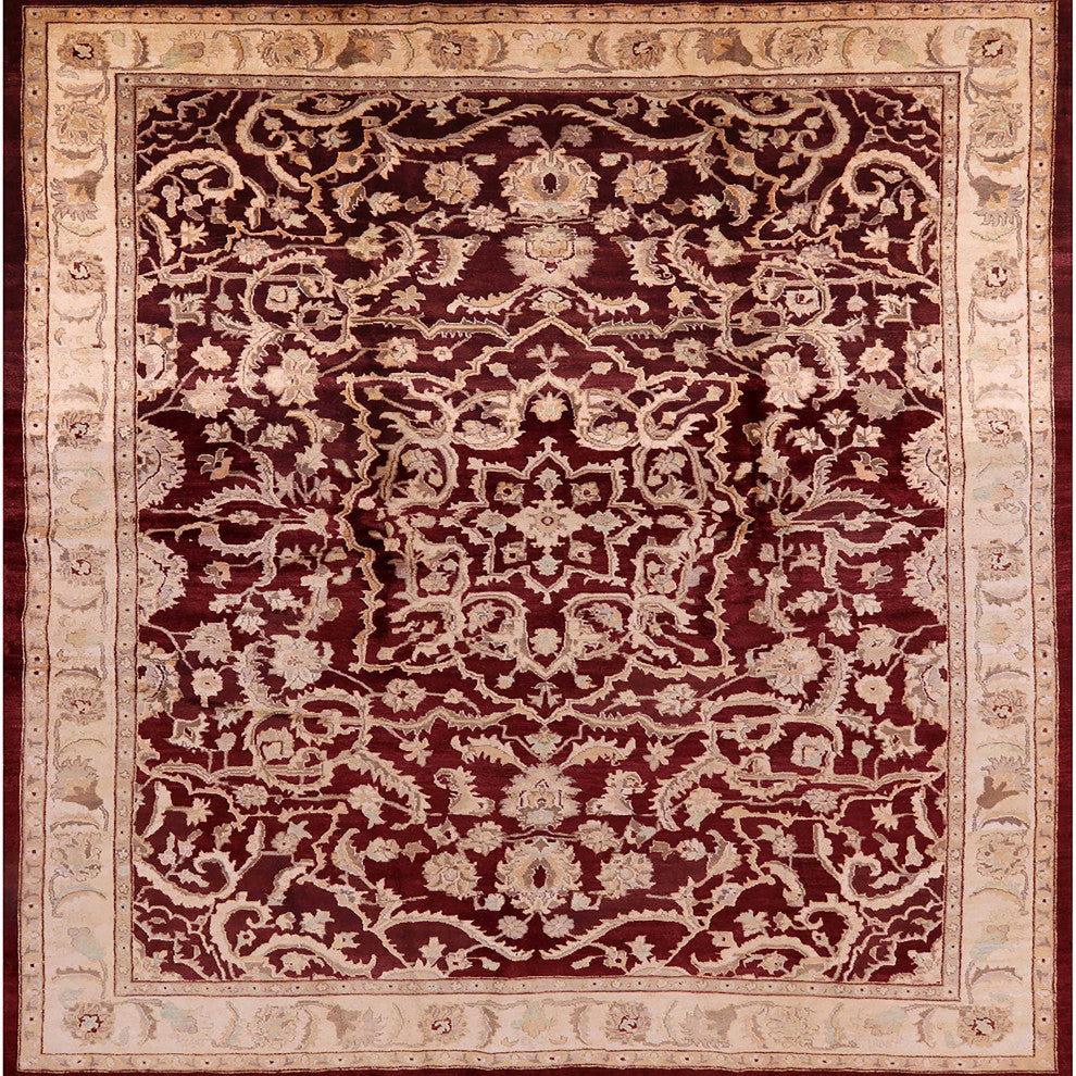 Ahgly Company Indoor Square Mid-Century Modern Area Rugs, 5' Square