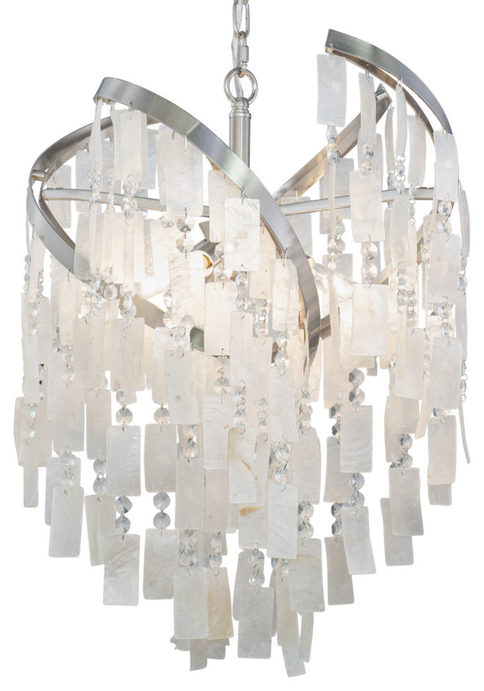 Vaxcel Lighting P0364 Isabel 4 Light 16"W Pendant - Satin Nickel