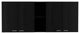 Winslow 59" Wall Cabinet, Black Wengue