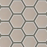 Cemento Hex Holland Channel Cement Floor and Wall Tile