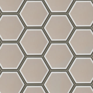 Cemento Hex Holland Channel Cement Floor and Wall Tile