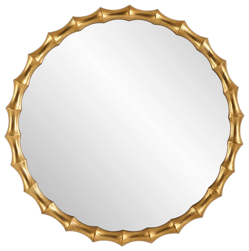 Uttermost Nacala Round Gold Mirror