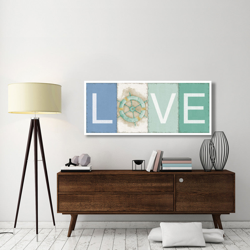 "New Horizons Love" Digital Paper Print by Elyse DeNeige, 62"x26"
