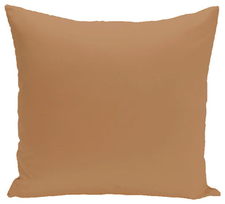 Solid Pillow, Caramel, 20"x20"