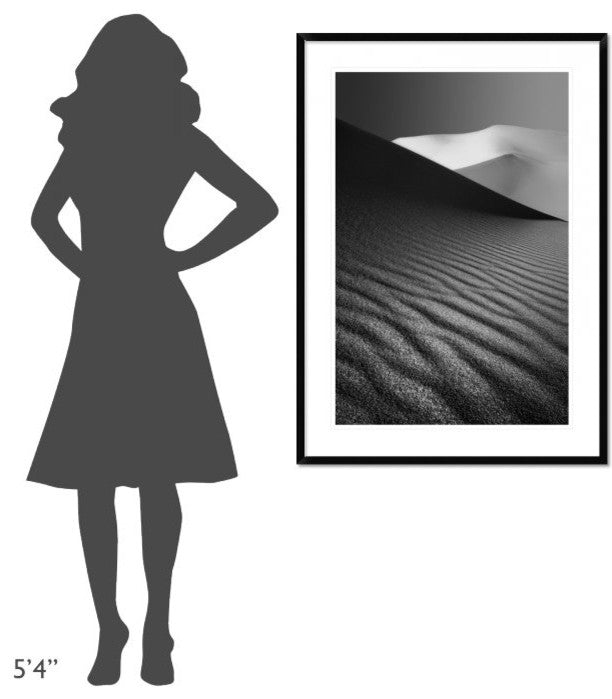"An Ice Hill In Desert !" Framed Digital Print by Ali Barootkoob, 32x44"