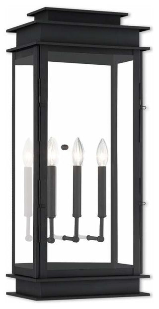 Princeton 3-Light Wall Lantern, Bronze